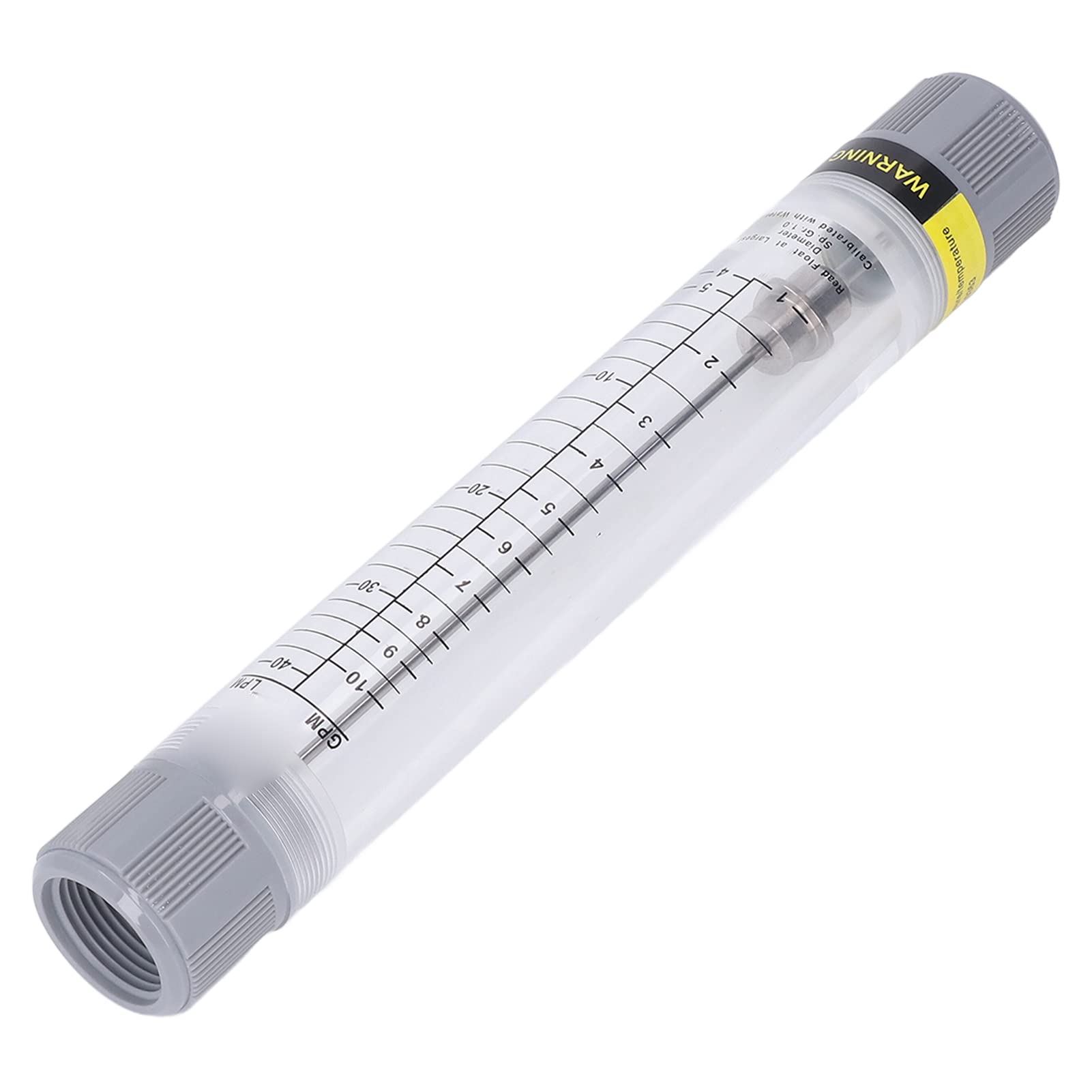 Liquid Flow Meter, Accuracy Flowmeter Tube Type Durable Acrylic 1-10GPM for Factory