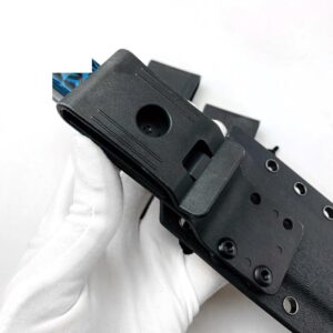 BRASSU Waist Clip Scabbard Making Accessories K Sheath Accessories DIY Sheath Accessories Plastic Waist Clip Universal K Sheath Back Clip Accessories