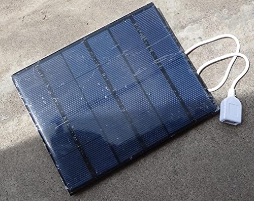 6 Volt Outdoor Solar Panel 580mA Smart Power Supply Phone Battery Charger 165mm x 135mm