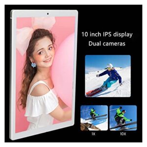 RTLR Tablet PC, 10in Tablet 2.4G 5G Dual Band for Elderly (US Plug)