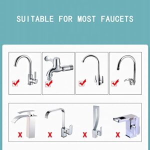 Faucet Water Filter,Universal Interface Faucet Filter Kitchen Home Water Purification Universal Water Saving Water Filter,Faucet Water Filter for Kitchen Sink (A)