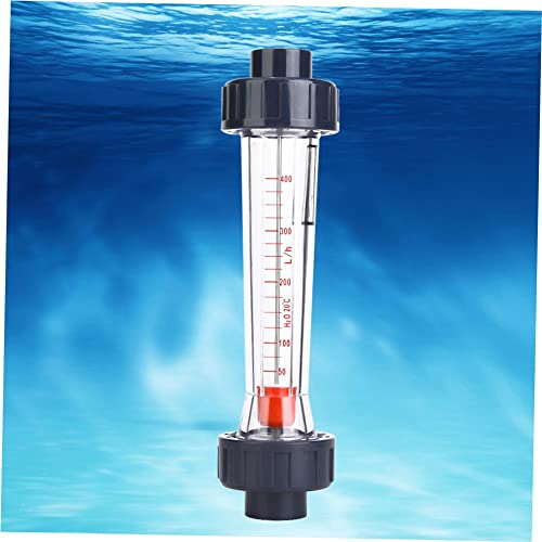 haillusty High Accuracy Inline Tube Flowmeter for Water & Liquids - ABS Plastic Digital Display 40-400L/H Capacity - Perfect Liquid Flow Meter Solution