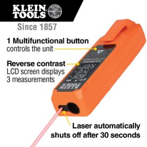 Klein Tools Self-Leveling Laser Level Bundle with Laser Distance Measure, 100 Feet