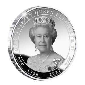 zhipai queen elizabeth ii commemorative,her majesty queen elizabeth ii 1926-2022,queens of englands collection souvenir coin,medallion collection