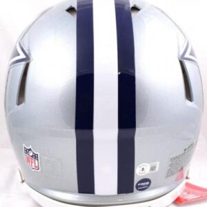 Emmitt Smith Signed F/S Dallas Cowboys Speed Authentic Helmet W/ 2 Insc- BAWHolo - Autographed NFL Helmets