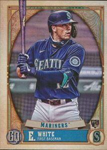 baseball trading card mlb 2021 topps gypsy queen #276 evan white nm near mint rc rookie mariners