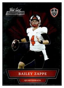 bailey zappe rc 2021 wild card alumination nil rookie #88 patriots nm+-mt+ nfl football