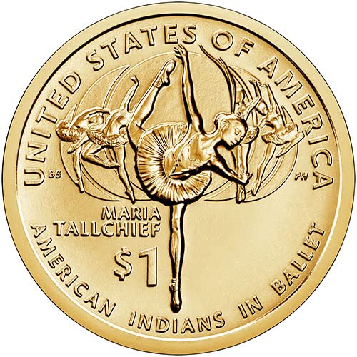 2023 P Position B BU Sacagawea Native American Maria Tallchief Dollar US Mint Choice Uncirculated