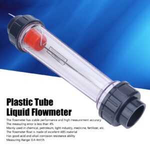 Alvinlite 400-4000L/H Water Liquid Flow Meter Rotameter ABS Plastic Tube Liquid Flow Meter LZS-40D Rate Gauge High Accuracy