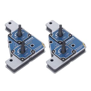 botegra welding magnet, 2pcs wide application 28kg maximum pull out force welder angle support 90 degree arrow design for metal