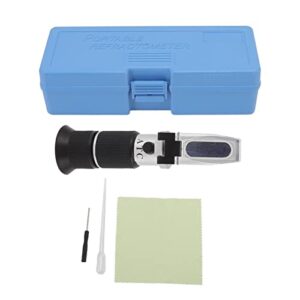 Fruit Sugar Content Measuring Tool, 0‑80% Brix Tester Refractometer Portable Adjustable Lens Efficient for Home