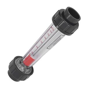 Alvinlite 600-6000L/H Liquid Flow Meter Rotameter ABS Plastic Tube Water Liquid Flow Meter LZS-32D Rate Gauge High Accuracy