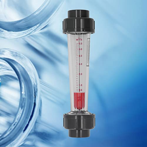 Alvinlite 600-6000L/H Liquid Flow Meter Rotameter ABS Plastic Tube Water Liquid Flow Meter LZS-32D Rate Gauge High Accuracy