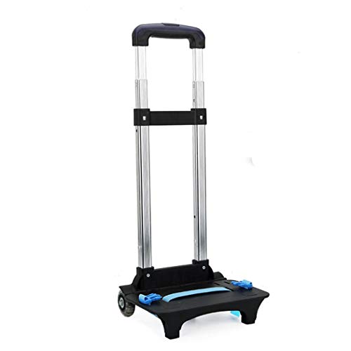 Backpack Hand Truck KAMOD Wheeled Cart Trolley Hand Aluminium Alloy Folding Trolley Cart for Schoolbag