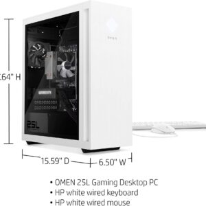 HP OMEN 25L Gaming & Entertainment Desktop PC (AMD Ryzen 5 5600G 6-Core, 16GB RAM, 512GB PCIe SSD + 1TB HDD (3.5), GeForce GTX 1660 Super, WiFi, Bluetooth, HDMI, Win 11 Home) Refurbished (Renewed)