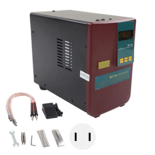 Jeanoko Battery Spot Welder, 36KW Intelligent 6000A Energy Storage Spot Welding Machine High Accuracy for Unmanned Aircraft(US Plug 110V)