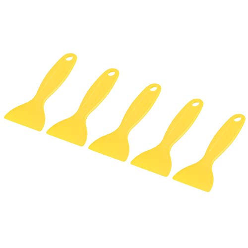 MECCANIXITY Plastic Spudger Pry Opening Repair Tools 5pcs for Mobile Phone PC Tablet Laptop LCD Screen Smart Phone Repair 130x60mm Yellow