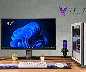 Velztorm White Armix Prebuilt Gaming Desktop PC (AMD Ryzen 9 7900X 12-Core 4.7GHz, GeForce RTX 4090 24GB, 32GB DDR5, 512GB PCIe SSD + 2TB HDD (3.5), 240mm AIO, 1000W PSU, Killer WiFi 6E, Win10Pro)