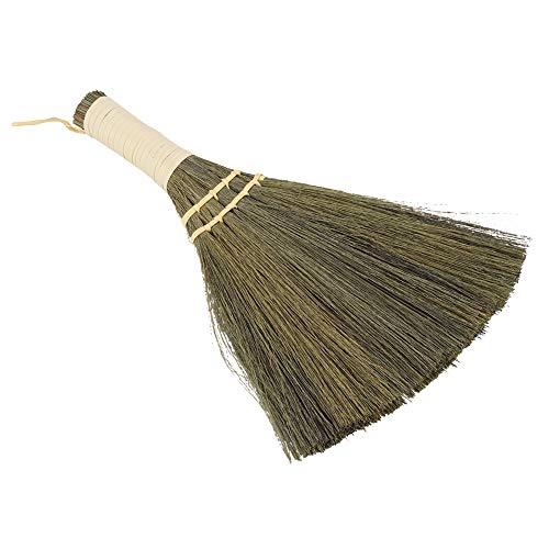 Household Manual Straw Braided Broom, Household Braided Small Broom, Little Dust Floor Sweeping Broom, Sweeping Broom Soft Hosekeeping Tool for Indoor Outdoor