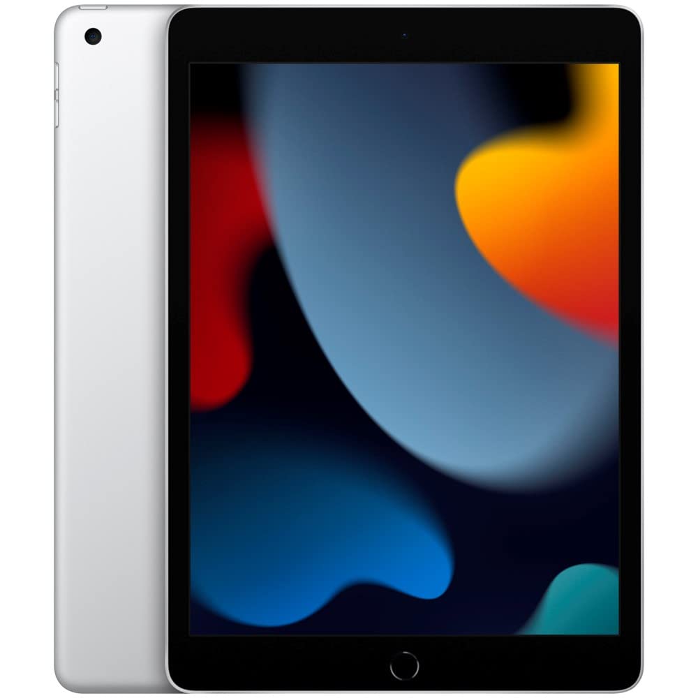 Apple 2021 iPad 9th Gen (10.2 inch, Wi-Fi + Cellular, 64GB) Silver (Renewed Premium)