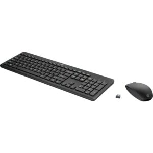 HP 230 Wireless Mouse and Keyboard Combo - USB Type A Wireless RF 2.40 GHz Keyboard - USB Type A Wireless RF Mouse - Compatible with PC, Mac