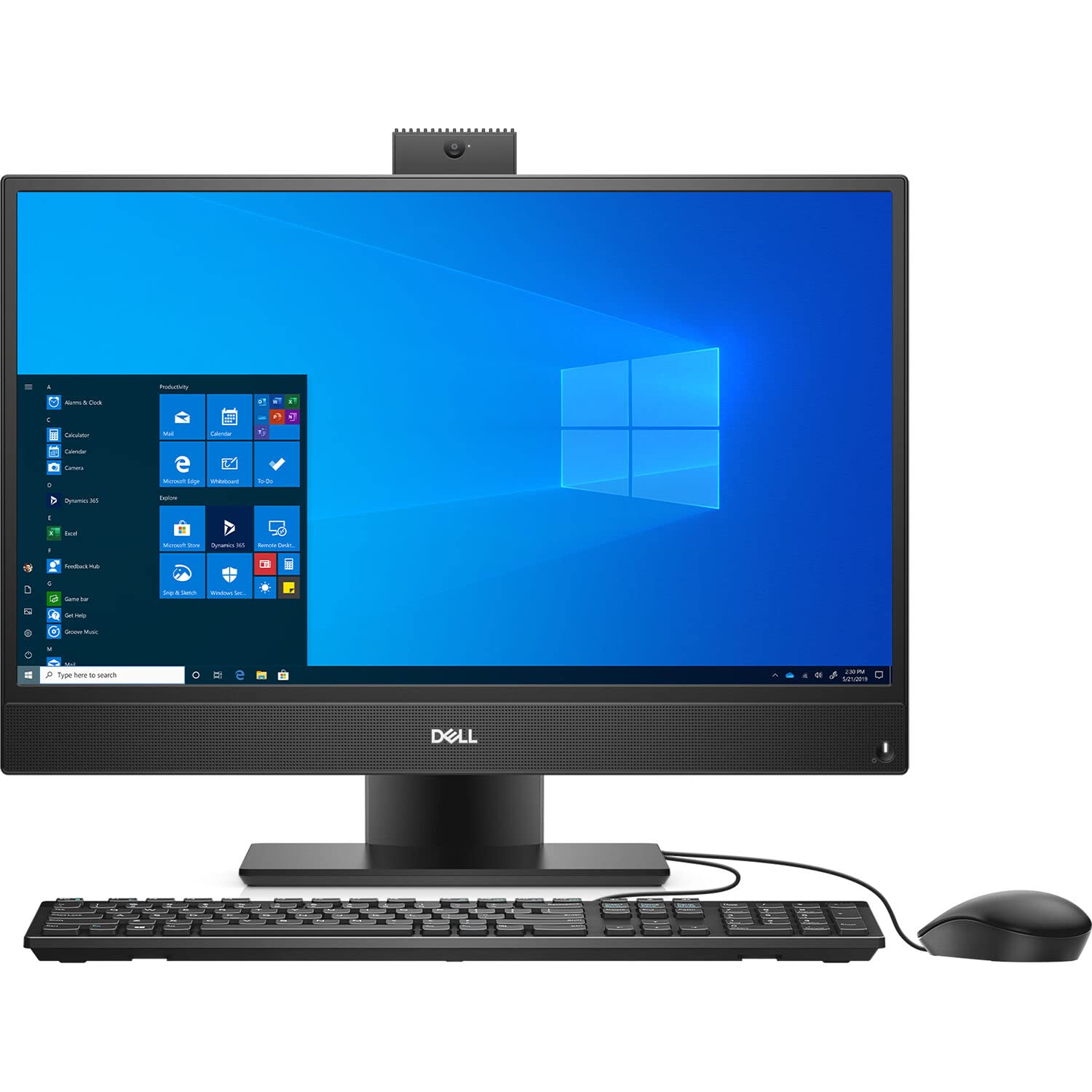 Dell OptiPlex 3280 21.5" Full HD All-in-One Desktop Computer - 10th Gen Intel Core i5-10500T 6-Core up to 3.80 GHz Processor, 8GB DDR4 RAM, 256GB NVMe SSD, Intel UHD Graphics 630, Windows 10 Pro