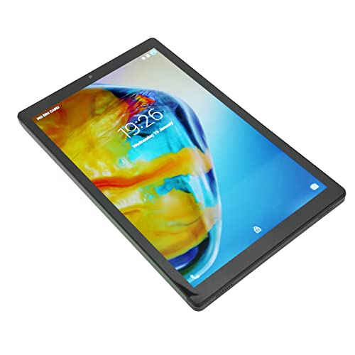 Rosvola Tablet PC, Night Reading Mode 100-240V 10 Inch Tablet Support Fast Charging for Study (US Plug)