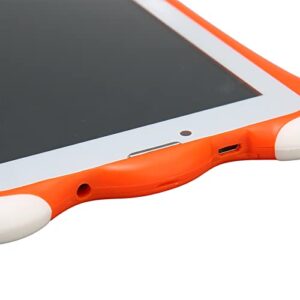 Cosiki WiFi Kids Tablet, 7 Inch 1280x800 Eye Protection Kids Tablet Orange for Reading (US Plug)
