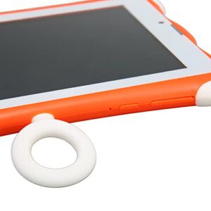 VINGVO Kids Tablet, Orange 7 Inch 1280x800 Eye Protection WiFi Kids Tablet RAM 3GB ROM 32GB for Reading (US Plug)