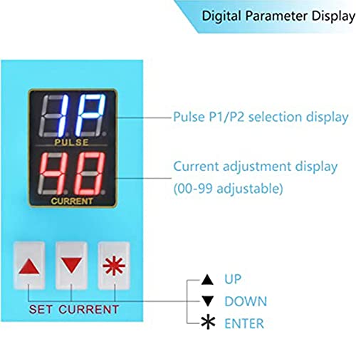 ALSUP Capacitor Energy Storage Pulse Welding Machine,4.3 KW High Performance Battery Portable Handle Spot Welder Welder Welder for Lithium Batteries CE Certified