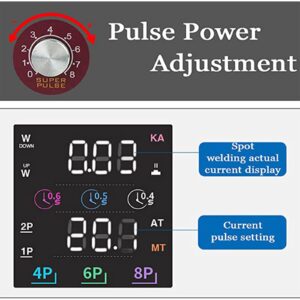 ALSUP 737DH Cordless Spot Welder Pulse Spot Welder Portable Battery Welder for 18650 14500 Lithium Battery Pack, Induction Delay Battery Spot Welder