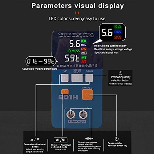 ALSUP 801HCapacitor Energy Storage Pulse Welding Machine, Cordless Spot Welding Machine, 19.8Kw Industrial Energy Storage Battery Welding Machine