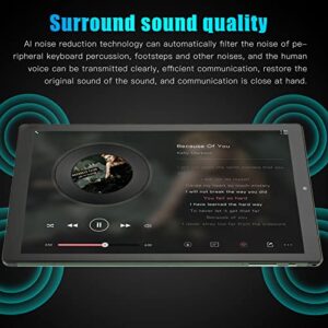 Naroote 10 Inch Tablet, Call Support Fast Charging 4GB 64GB Tablet PC Night Reading Mode Study 100-240V (US Plug)