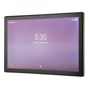 qinlorgo 4g calling tablet, 100‑240v green 10in tablet for entertainment (us plug)