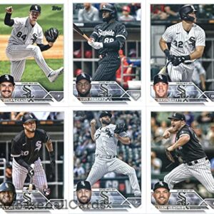 2023 Topps Series 1 Chicago White Sox Team Set of 10 Cards: Dylan Cease(#53), Luis Robert(#88), Gavin Sheets(#132), Lenyn Sosa(#140), Lucas Giolito(#142), Liam Hendriks(#175), Kendall Graveman(#177), Davis Martin(#188), Yasmani Grandal(#268), Tim Anderson