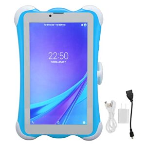 VINGVO Children Tablet, Eye Protection Kids Tablet Blue Call for Education (US Plug)