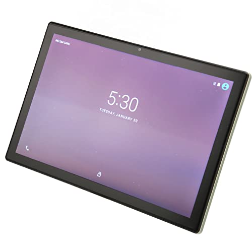 Shanrya 10in Tablet, 1960x1080 IPS Screen 5GWIFI Green 4G Calling Tablet for Travel (US Plug)