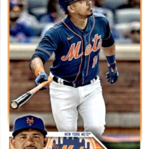 2023 TOPPS #118 EDUARDO ESCOBAR NEW YORK METS BASEBALL OFFICIAL TRADING CARD OF THE MLB