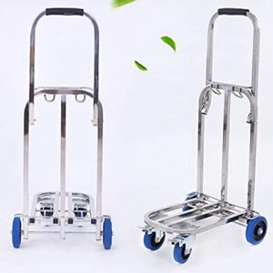 shopping trolley on wheels multi function s,kitchen storage utility-carts pull cargo trailer home small cart portable old shopping cart folding luggage cart small cart elderly walking