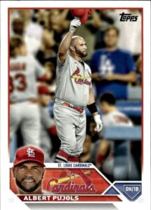 2023 topps #5 albert pujols st. louis cardinals nm-mt mlb baseball