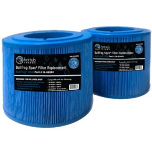 hot tub things 2-pack bullfrog spa filter replacements (compatible with wellspring 10-00282 filters, 30 coreless, pleatco pbf40 pfb40m, filbur fc-9900, pvt50w, bullfrog spa filters 10-00282)