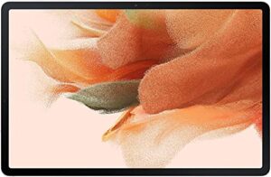samsung galaxy tab s7 fe 128gb 12.4” screen wifi android tablet - mystic pink (renewed)