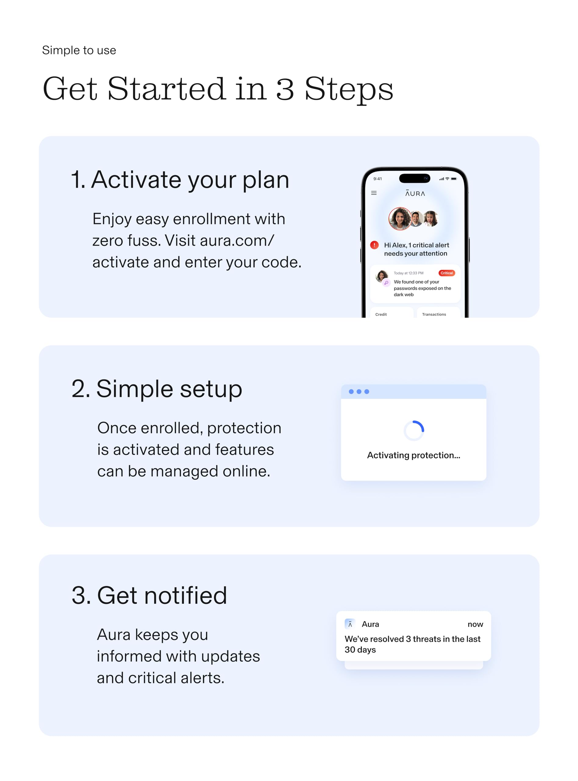 Aura Premium Online Safety | Parental Controls by Circle, Antivirus, VPN | Content Blocking, Filtering, Screen Time Limits | Android, iOS, Mobile, Tablet | 1 Yr Prepaid Subscription [Online Code]