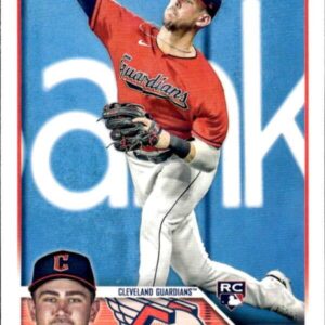 2023 Topps #129 Nolan Jones Cleveland Guardians (RC - Rookie Card) NM-MT MLB Baseball