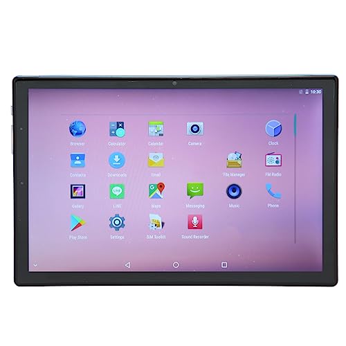 AMONIDA 10 Inch Tablet, HD Tablet Blue 6GB 256GB 8-Core CPU for on The Go (US Plug)