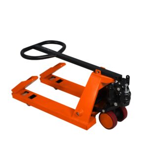 tory carrier mini hand pallet jack truck, small manual pallet trucks with foldable forks and foldable handle 2200lbs capacity 31.5" lx15 w fork size