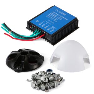 SmarketBuy Wind Turbine 400W Hybrid DC 24V Wind Turbine Generator 800R/min Hybrid Controller Wind Turbine Kit with Hybrid Charge Controller Home Power