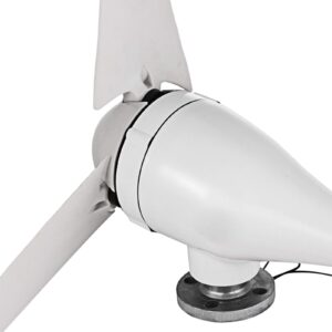 SmarketBuy Wind Turbine 400W Hybrid DC 24V Wind Turbine Generator 800R/min Hybrid Controller Wind Turbine Kit with Hybrid Charge Controller Home Power