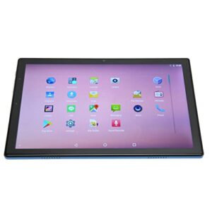 10 inch tablet, blue 8-core cpu hd tablet for on the go (us plug)