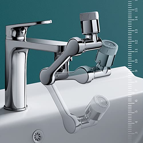 Faucet Extender for Kitchen Sink Universal,Faucet Extender for Bathroom Sink Brass,Universal Splash Filter Faucet 1080 Rotating,2 Water Outlet Modes